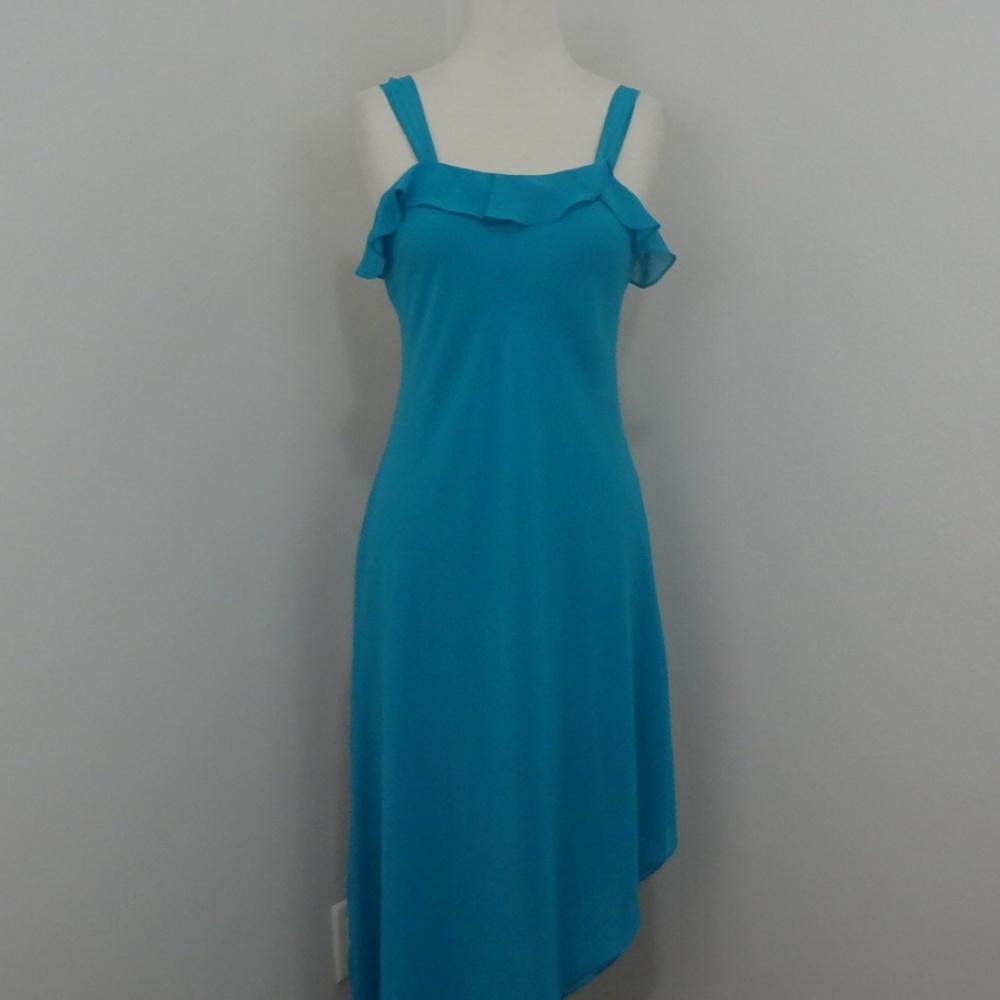 Private Luxuries Chiffon Dress Asymmetrical Hem M